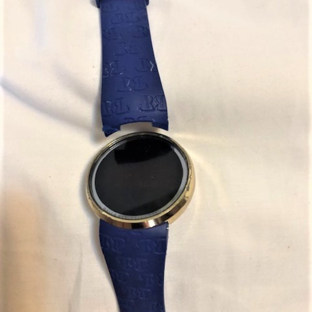 Techno Pave Black on Gold Sports Watch